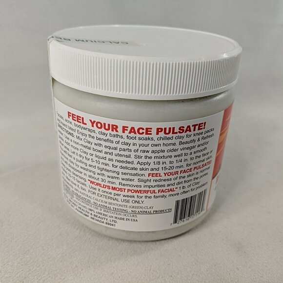 Aztec Secret Indian Healing Clay Deep Pore Cleanse Facial Calcium Bentonite 1lb - Picture 5 of 9